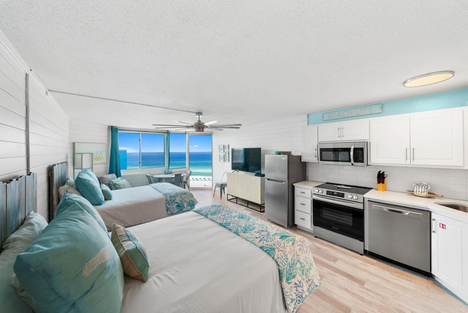 Sea The Gulf - Top Of The Gulf 809 - Beach Front Resort - Ocean View Free Beach Chair Service Panama City Beach Exterior foto